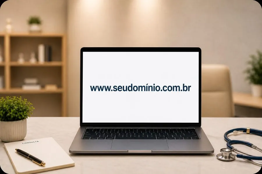 Domínio .com.br + hospedagem por 1 ano
