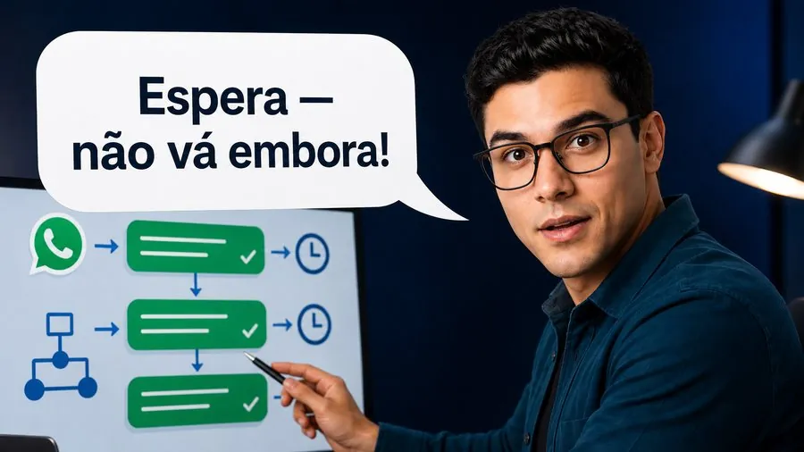 Espera — não vá embora!